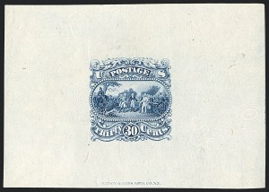 Sale 1118, Lot 26, 30c 1869 Pictorial Essays and Proofs