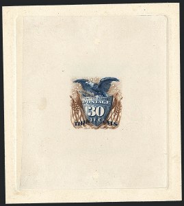 Sale 1118, Lot 27, 30c 1869 Pictorial Essays and Proofs