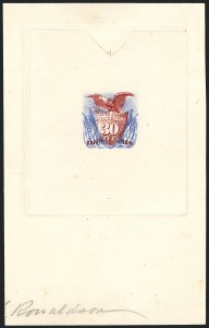 Sale 1118, Lot 28, 30c 1869 Pictorial Essays and Proofs