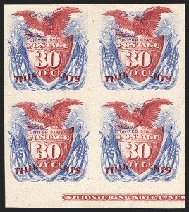 Sale 1118, Lot 30, 30c 1869 Pictorial Essays and Proofs