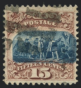 Sale 1118, Lot 64, 15c Type I1869 Pictorial Issue Stamps (Scott 118)