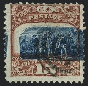 Sale 1118, Lot 79, 15c Type II 1869 Pictorial Issue Stamps (Scott 119)