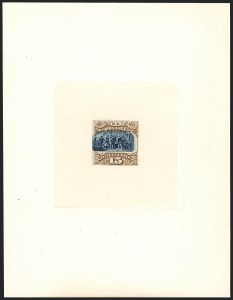 Sale 1118, Lot 8, Post Office Announcement, 15c 1869 Pictorial Essays and Proofs