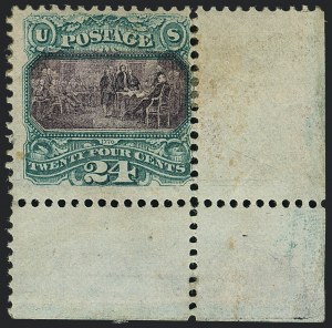 Sale 1118, Lot 86, 24c 1869 Pictorial Issue Stamps (Scott 120)