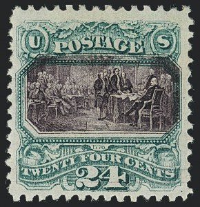 Sale 1118, Lot 87, 24c 1869 Pictorial Issue Stamps (Scott 120)
