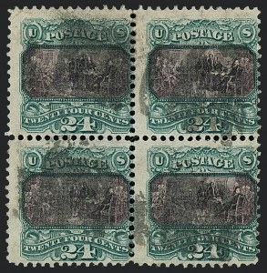 Sale 1118, Lot 90, 24c 1869 Pictorial Issue Stamps (Scott 120)
