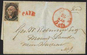 Sale 1120, Lot 1033, Postmasters` Provisionals