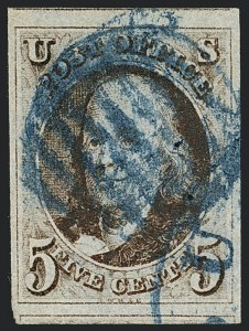 Sale 1120, Lot 1046, 1847 Issue (Scott 1-2)