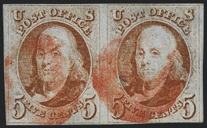 Sale 1120, Lot 1053, 1847 Issue (Scott 1-2)