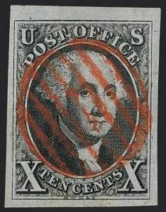Sale 1120, Lot 1061, 1847 Issue (Scott 1-2)