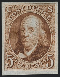 Sale 1120, Lot 1069, 1875 Reproduction of 1847 Issue (Scott 3-4)