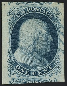 Sale 1120, Lot 1082, 1c 1851-56 Issue (Scott 5-9)
