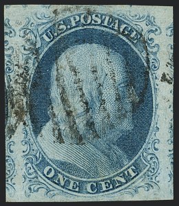 Sale 1120, Lot 1085, 1c 1851-56 Issue (Scott 5-9)