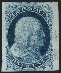 Sale 1120, Lot 1086, 1c 1851-56 Issue (Scott 5-9)