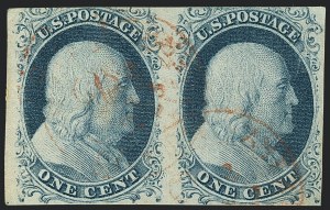 Sale 1120, Lot 1091, 1c 1851-56 Issue (Scott 5-9)