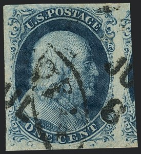 Sale 1120, Lot 1092, 1c 1851-56 Issue (Scott 5-9)