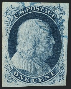 Sale 1120, Lot 1094, 1c 1851-56 Issue (Scott 5-9)