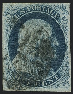Sale Number 1120, Lot Number 1095, 1c 1851-56 Issue (Scott 5-9)