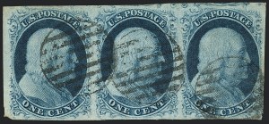 Sale 1120, Lot 1097, 1c 1851-56 Issue (Scott 5-9)