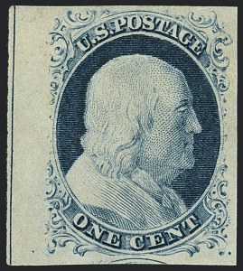 Sale 1120, Lot 1098, 1c 1851-56 Issue (Scott 5-9)