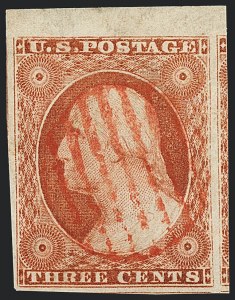 Sale 1120, Lot 1107, 3c 1851-56 Issue (Scott 10-11A)