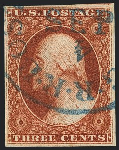 Sale 1120, Lot 1109, 3c 1851-56 Issue (Scott 10-11A)