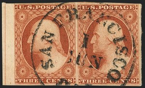 Sale 1120, Lot 1120, 3c 1851-56 Issue (Scott 10-11A)