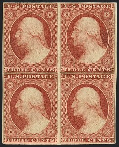 Sale 1120, Lot 1123, 3c 1851-56 Issue (Scott 10-11A)