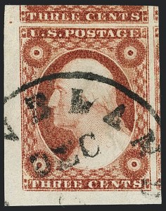 Sale 1120, Lot 1133, 3c 1851-56 Issue (Scott 10-11A)