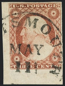 Sale 1120, Lot 1140, 3c 1851-56 Issue (Scott 10-11A)