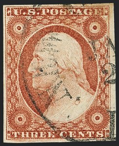 Sale 1120, Lot 1149, 3c 1851-56 Issue (Scott 10-11A)