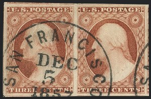 Sale 1120, Lot 1154, 3c 1851-56 Issue (Scott 10-11A)