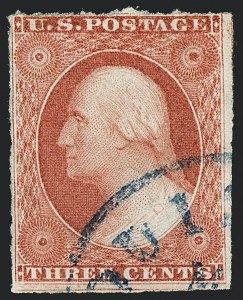 Sale 1120, Lot 1157, 3c 1851-56 Issue (Scott 10-11A)