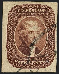 Sale 1120, Lot 1162, 5c-12c 1851-56 Issue (Scott 12-17)