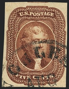 Sale 1120, Lot 1165, 5c-12c 1851-56 Issue (Scott 12-17)