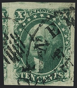 Sale 1120, Lot 1178, 5c-12c 1851-56 Issue (Scott 12-17)