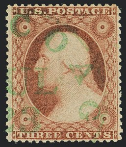 Sale 1120, Lot 1202, 1c-3c 1857-60 Issue (Scott 18-26A)
