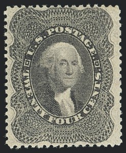 Sale 1120, Lot 1215, 5c-90c 1857-60 Issue (Scott 27-39)