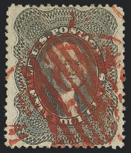 Sale 1120, Lot 1219, 5c-90c 1857-60 Issue (Scott 27-39)