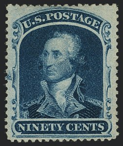 Sale 1120, Lot 1224, 5c-90c 1857-60 Issue (Scott 27-39)