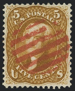 Sale 1120, Lot 1242, 1861-66 Issue (Scott 56-78)