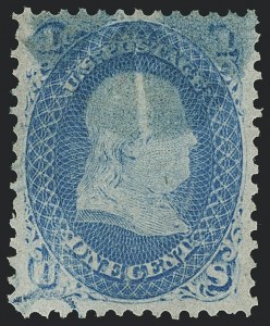 Sale 1120, Lot 1275, 1867-68 Grilled Issue (Scott 79-101)