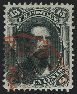Sale 1120, Lot 1282, 1867-68 Grilled Issue (Scott 79-101)