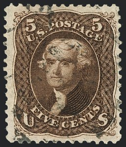 Sale 1120, Lot 1286, 1875 Re-Issue of 1861-66 Issue (Scott 102-111)