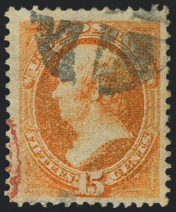 Sale 1120, Lot 1329, 1870-71 National Bank Note Co. H Grilled Issue (Scott 134-144)