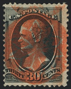 Sale 1120, Lot 1331, 1870-71 National Bank Note Co. H Grilled Issue (Scott 134-144)