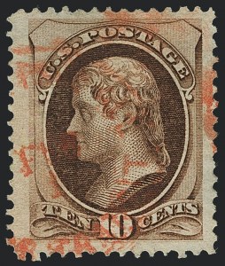 Sale 1120, Lot 1335, 1870-71 National Bank Note Co. I Grilled Issue (Scott 134A-139A)