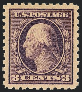 Sale 1120, Lot 1485, 1913-15 Washington-Franklin Issues (Scott 424-461)