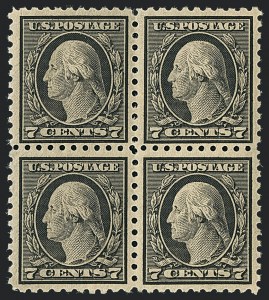 Sale 1120, Lot 1490, 1913-15 Washington-Franklin Issues (Scott 424-461)