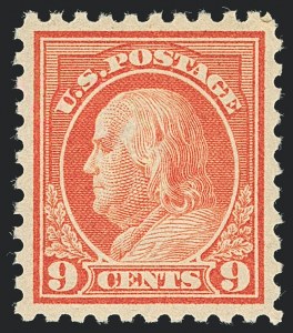 Sale 1120, Lot 1493, 1913-15 Washington-Franklin Issues (Scott 424-461)